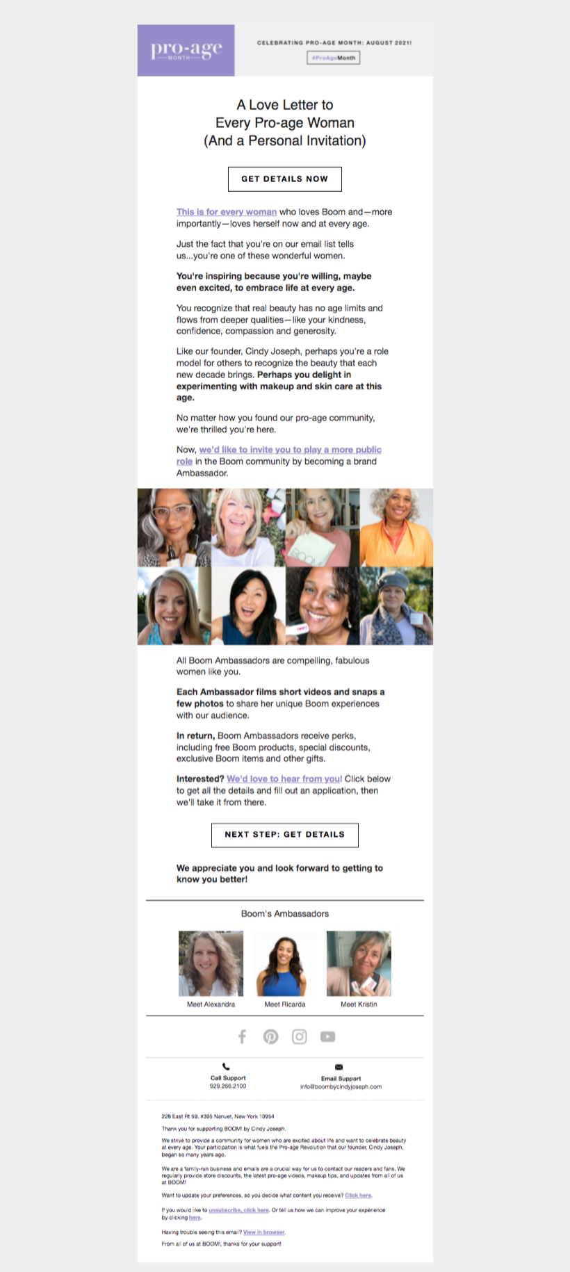 Post-purchase email 1